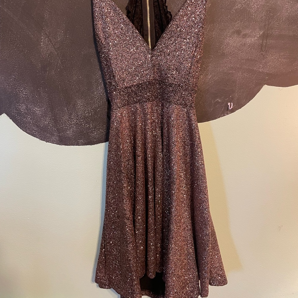 Glittery Mini Dress
